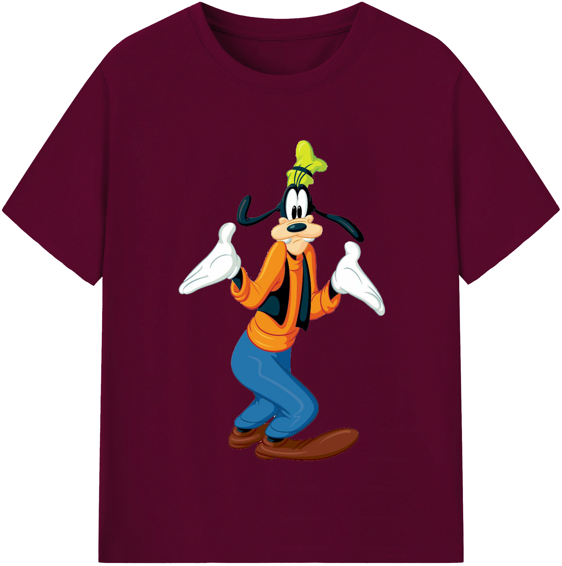 （画像用） ミッキーマウス Mickey Mouse レディースカジュアルプリントTシャツ（綿100％）